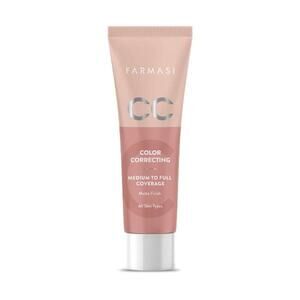Farmasi CC Color Correcting Cream Full Coverage All Skin Tipes  1 Fl. Oz